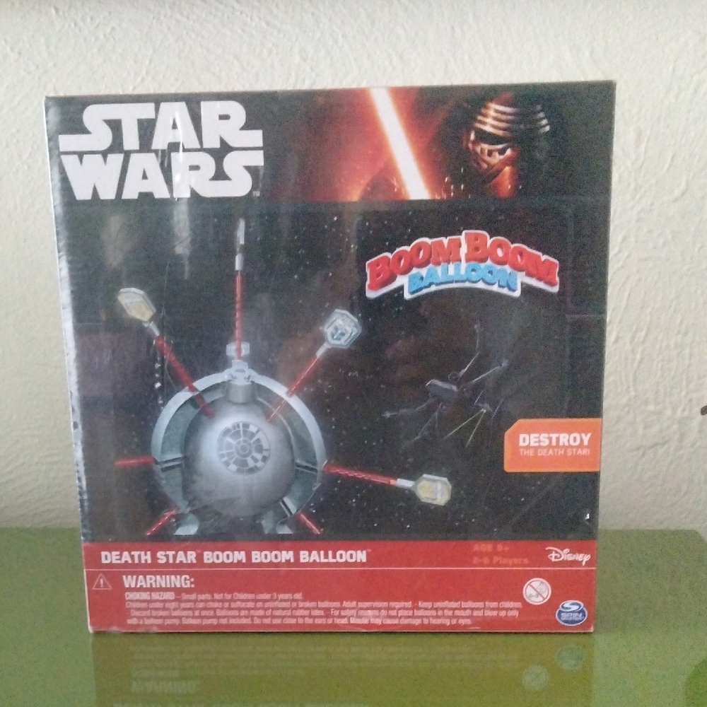 Disney Star Wars Death Star Boom Boom Balloon Game - Black and Red